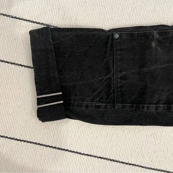 Grease Point Workwear Work Jean - 13.5 oz kaihara Black Selvedge Denim